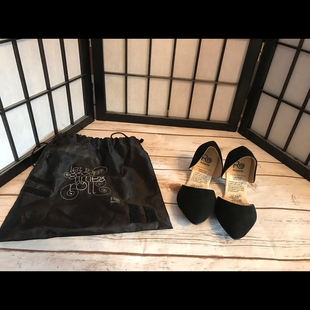 Black flats